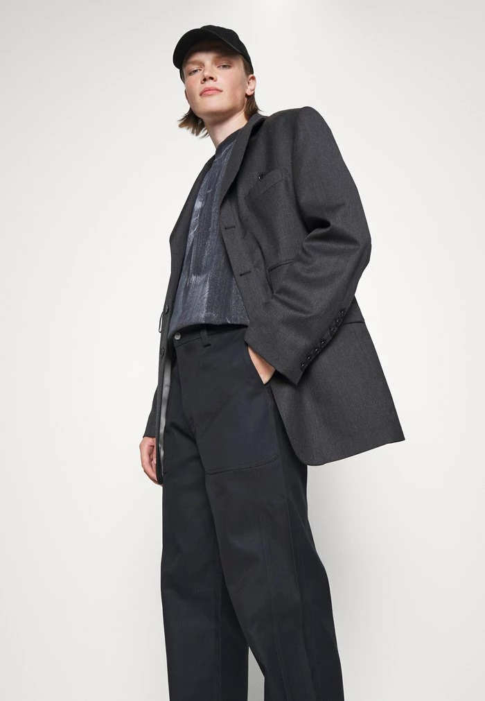 NEIL WORKER TROUSER - Trousers - black Holzweiler NEIL WORKER TROUSER - Trousers - Black -Holzweiler shop 077d2a1969b74a0db20acd134fe0ec71