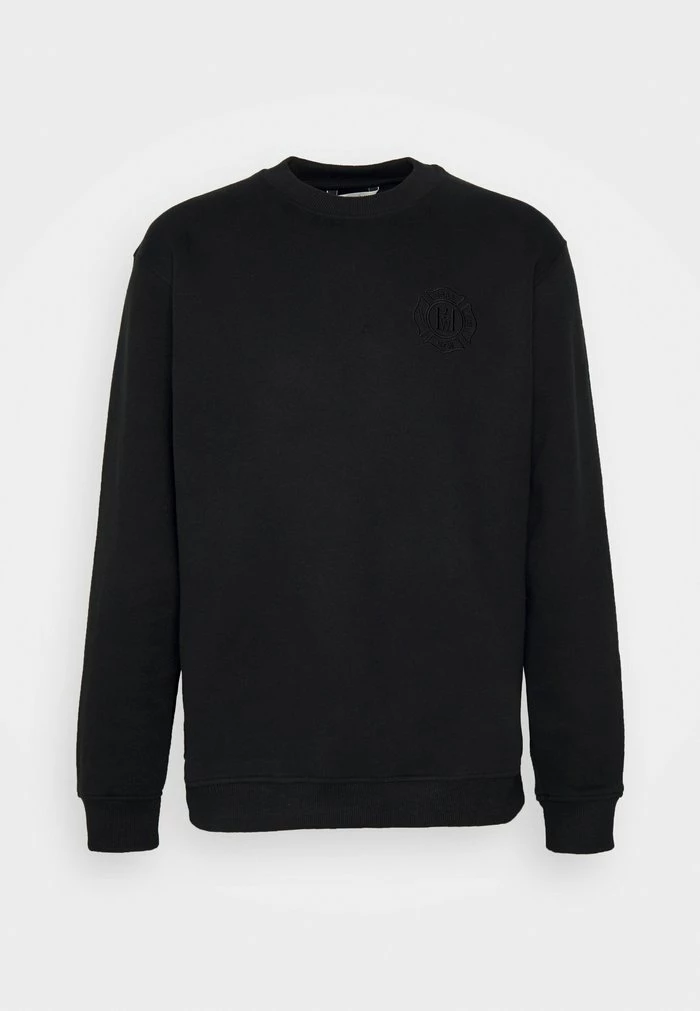 DUKE EMBROIDERY CREW - Sweatshirt - black Holzweiler DUKE EMBROIDERY CREW - Sweatshirt - Black -Holzweiler shop 079f1dff40a44a4a98688ffb8a53c514