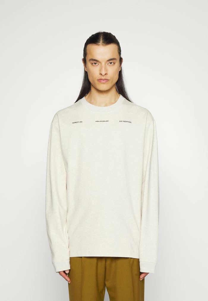 BLOOM NATIONAL CREW - Sweatshirt - grey mix Holzweiler BLOOM NATIONAL CREW - Sweatshirt - Grey Mix -Holzweiler shop 0d5ff48f5634498eb076965eb0983233