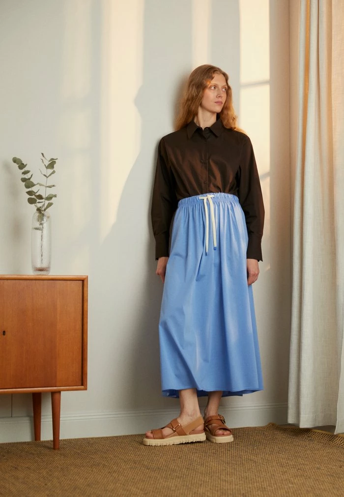 BLAOU - Button-down blouse - brown Holzweiler BLAOU - Button-down Blouse - Brown -Holzweiler shop 0e8064911d444e5cb3d827717ce0999b