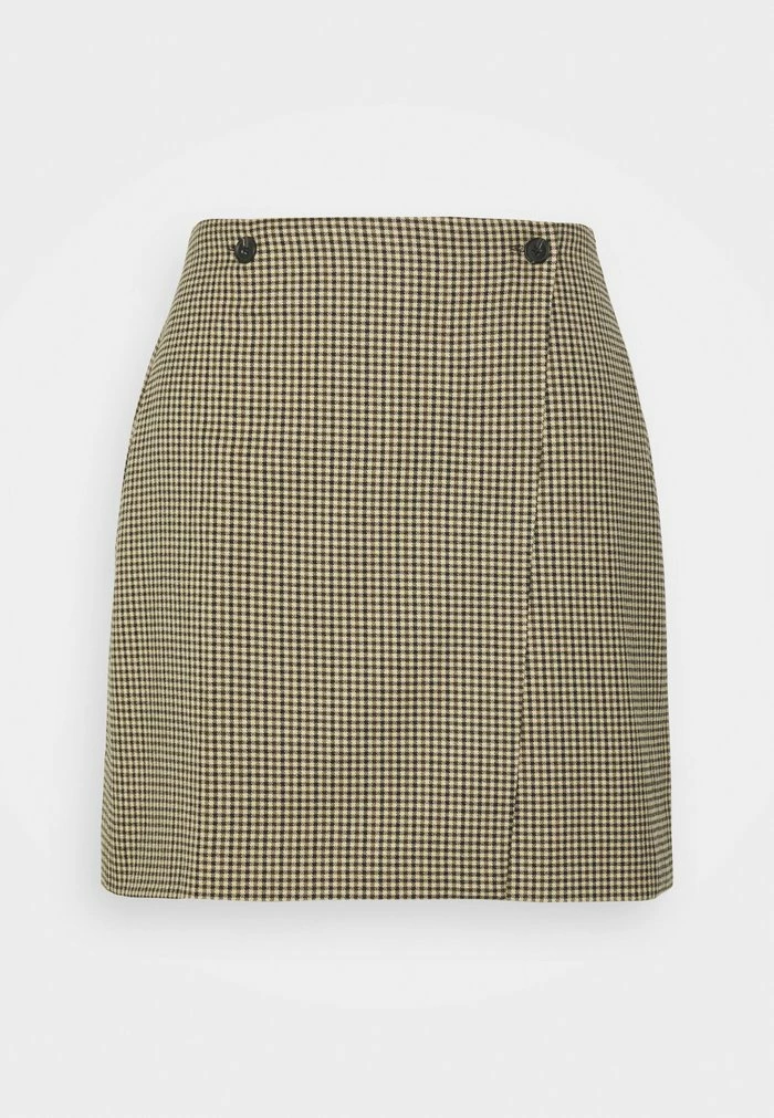 ERINA CHECK SKIRT - Mini skirt - beige Holzweiler ERINA CHECK SKIRT - Mini Skirt - Beige -Holzweiler shop 1011e29d11414b2da5932f028324d50e