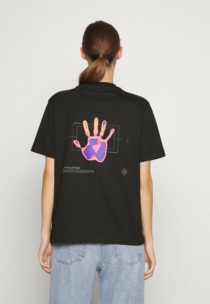 Print T-shirt - black Holzweiler Print T-shirt - Black -Holzweiler shop 1308755c662844c885f87f8653f5b084