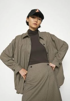 Holzweiler ERINA CHECK SKIRT - Mini Skirt - Beige 5 Holzweiler ERINA CHECK SKIRT - Mini Skirt - Beige -Holzweiler shop 1345f8ac1e5746e389061cd3c68e1e57