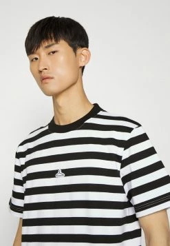 Holzweiler HANGER STRIPED TEE - Print T-shirt - Black/white -Holzweiler shop 1742e16898a446e68f47c2c5902b1bf5