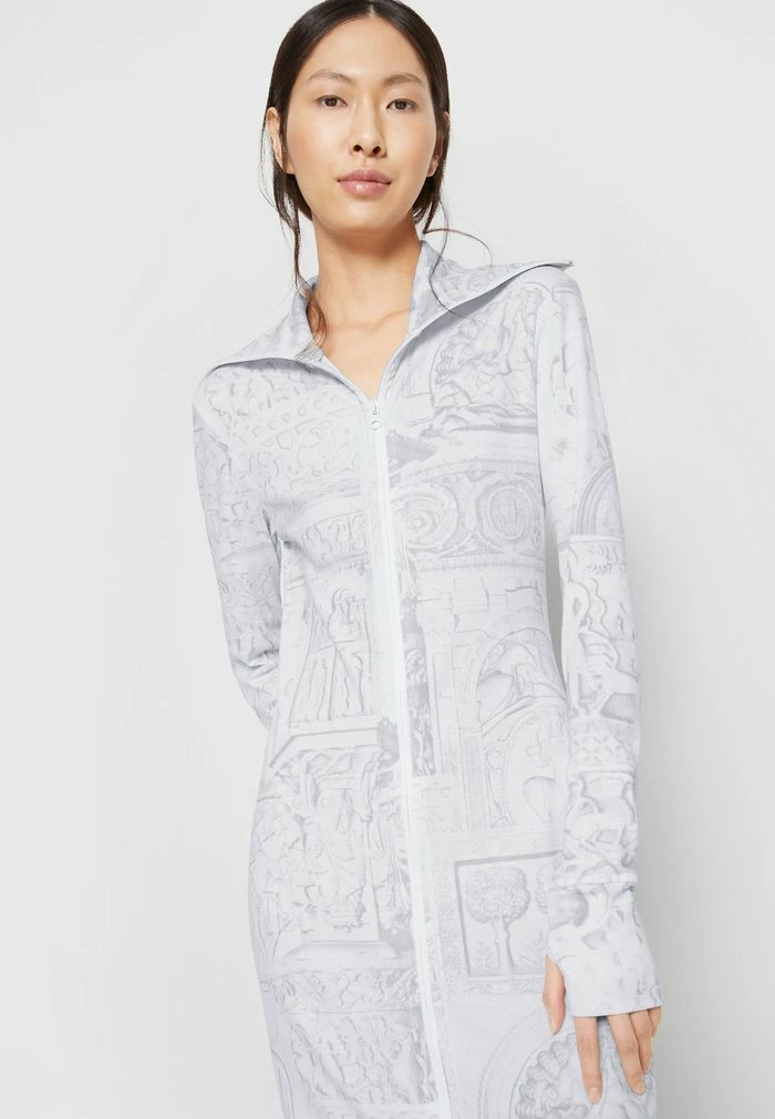 GO DRESS - Jersey dress - light grey Holzweiler GO DRESS - Jersey Dress - Light Grey -Holzweiler shop 19d7f1ef131b405cb0857658341a85e0