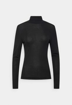 Holzweiler SARA CLASSIC TURTLE - Long Sleeved Top - Black
