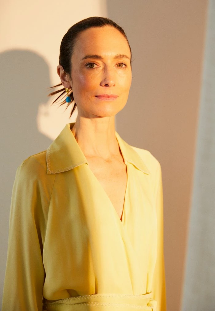 WANDER DRESS - Maxi dress - yellow Holzweiler WANDER DRESS - Maxi Dress - Yellow -Holzweiler shop 1d07a889b5b0493c93bec284ab7218ab