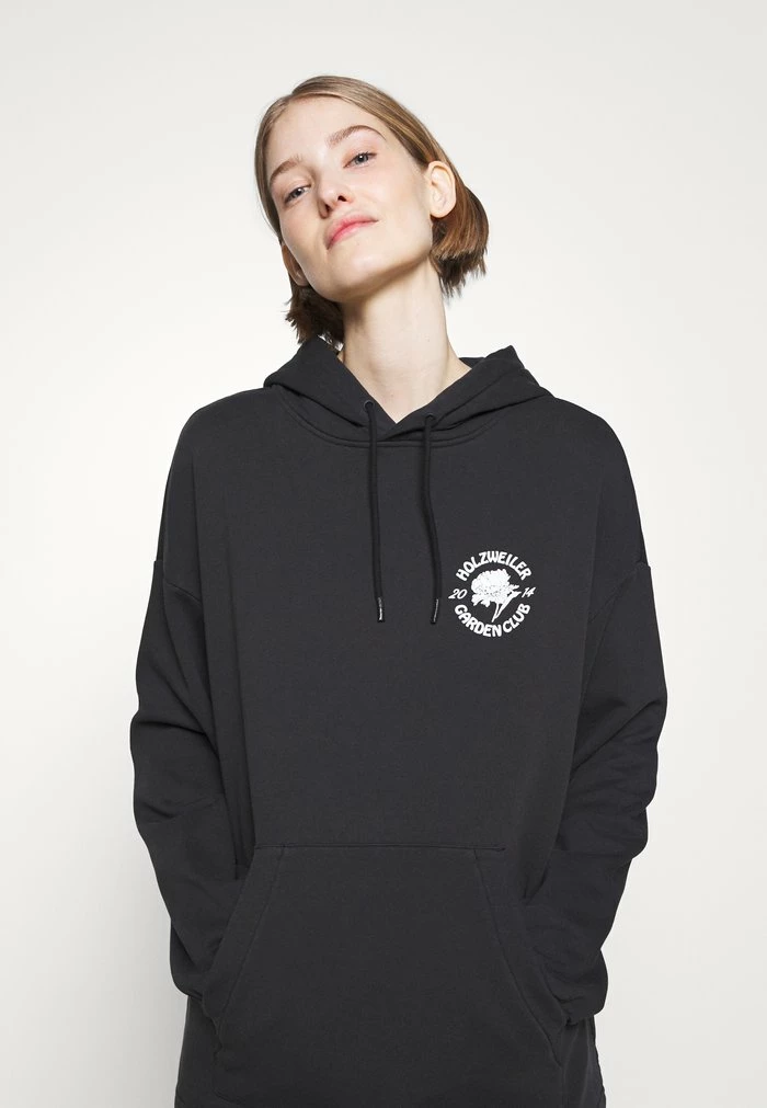 PLACE PRINT HOODIE - Sweatshirt - black Holzweiler PLACE PRINT HOODIE - Sweatshirt - Black -Holzweiler shop 2278915a725f4e14a6b92b2a1bddf22d