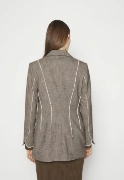 Holzweiler ANGELONIA PIPING - Short Coat - Taupe -Holzweiler shop 26bc1cf40817451db83136f1418da1ac