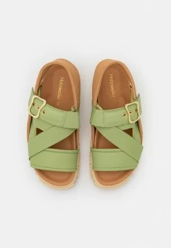 Holzweiler NATIONAL BLOCKED - Platform Sandals - Green -Holzweiler shop 2b0b7286485841a8a95651da1f2461ce