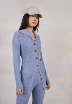 Holzweiler VIBES CARDIGAN - Cardigan - Mid Blue
