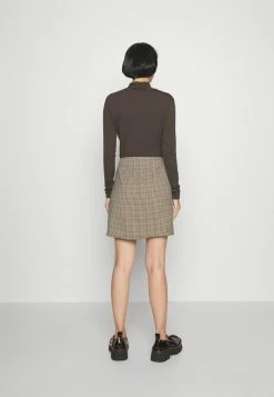Holzweiler ERINA CHECK SKIRT - Mini Skirt - Beige 4 Holzweiler ERINA CHECK SKIRT - Mini Skirt - Beige -Holzweiler shop 2f73a31a0cba414b9b31314c42b9aa20