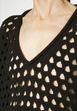 Holzweiler DRESS - Jumper Dress - Black -Holzweiler shop 31de5e85839f4f3887885778a238a20b