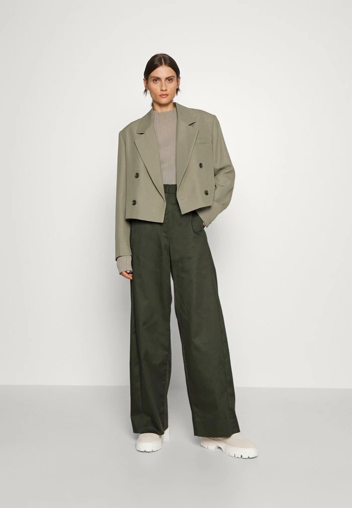 VIDDA TROUSERS - Trousers - dark green Holzweiler VIDDA TROUSERS - Trousers - Dark Green -Holzweiler shop 3242503625c24fd4b4b45a921c0ffb62