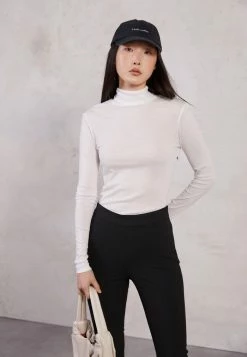 Holzweiler SARA CLASSIC TURTLE - Long Sleeved Top - White