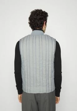 Holzweiler AFF GILET - Waistcoat - Blue Grey -Holzweiler shop 3764db4558b34121bc4f13e416285d30