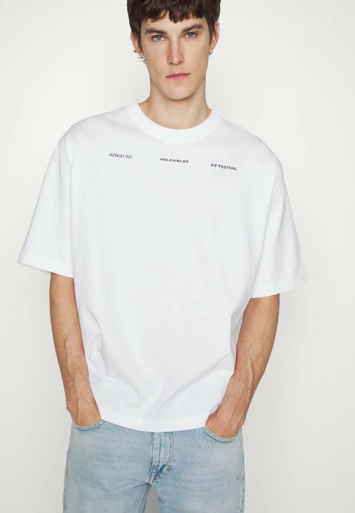 RANGER NATIONAL TEE - Print T-shirt - white Holzweiler RANGER NATIONAL TEE - Print T-shirt - White -Holzweiler shop 37ab07a50ca2480db8296944289f3adf