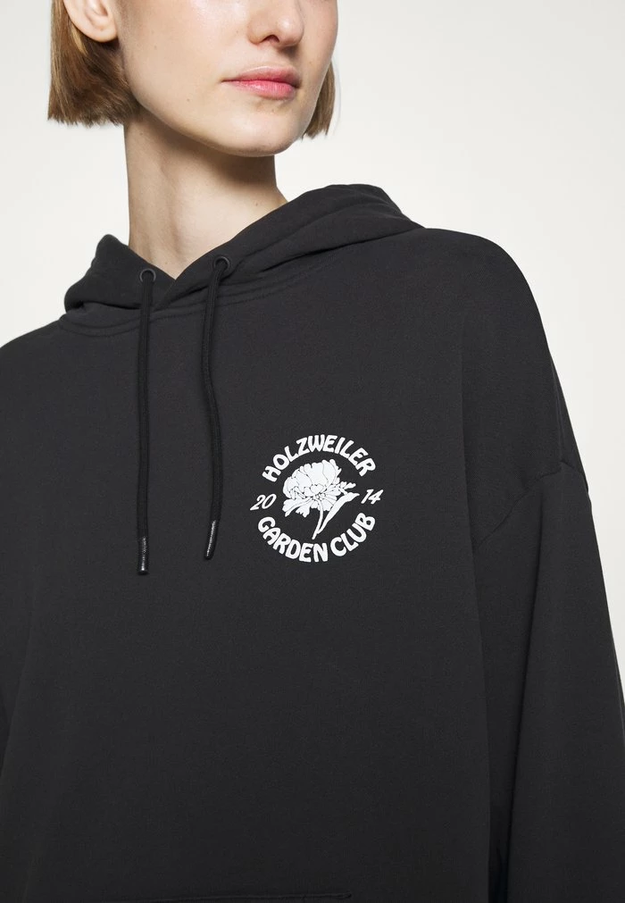 PLACE PRINT HOODIE - Sweatshirt - black Holzweiler PLACE PRINT HOODIE - Sweatshirt - Black -Holzweiler shop 3c33e62a51bb43bfb3eea846ba403183
