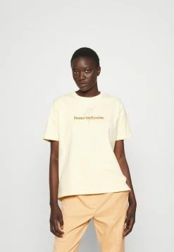 Holzweiler KJERAG TEE - Print T-shirt - Light Yellow