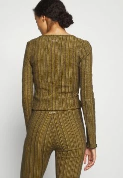 Holzweiler TOULOUSE MELANGE TROUSER - Trousers - Yellow 5 Holzweiler TOULOUSE MELANGE TROUSER - Trousers - Yellow -Holzweiler shop 3cf6b1823047491a9cd3152cdf8c3191