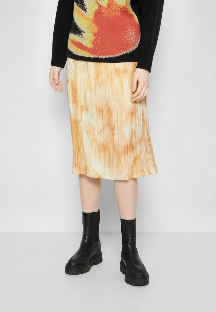 CARE SKIRT - Pleated skirt - yellow mix Holzweiler CARE SKIRT - Pleated Skirt - Yellow Mix -Holzweiler shop 42f3bb19c073495ab9c25ebc99e49f25