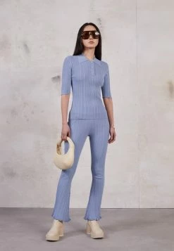 Holzweiler DAHLIA - Trousers - Mid Blue