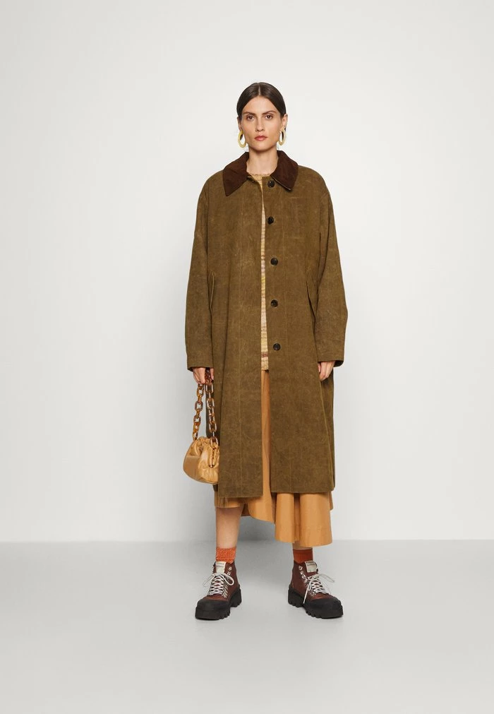 DIANA COAT - Classic coat - brown Holzweiler DIANA COAT - Classic Coat - Brown -Holzweiler shop 5123db12f2b24dd3831addb849f512de