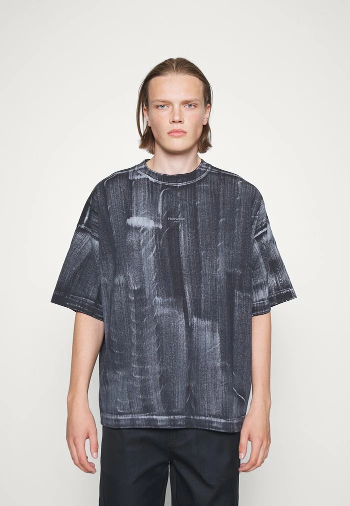 WINGS PAINT TEE - Print T-shirt - black Holzweiler WINGS PAINT TEE - Print T-shirt - Black -Holzweiler shop 52454b6103fe45559bbc574f770f8764