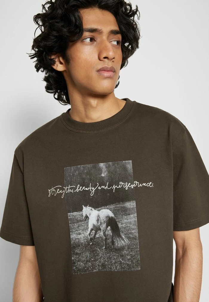 FLEUR TEE - Print T-shirt - grey Holzweiler FLEUR TEE - Print T-shirt - Grey -Holzweiler shop 53afb33463624e99b1478aeccdee85af