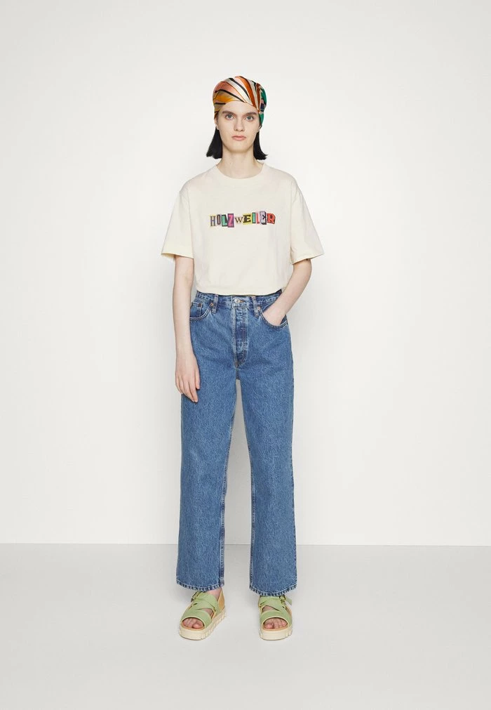 KJERAG TEE - Print T-shirt - off-white Holzweiler KJERAG TEE - Print T-shirt - Off-white -Holzweiler shop 60922d393f4940619e39f1158f85cf91