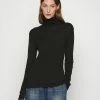 Holzweiler SARA CLASSIC TURTLE - Long Sleeved Top - Black