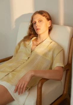 Holzweiler EDGAR - Button-down Blouse - Yellow 4 Holzweiler EDGAR - Button-down Blouse - Yellow -Holzweiler shop 63b01238de8b49138812c7431ce16e26