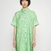 Holzweiler LAFAYETTE - Shirt Dress - Green Mix 2 Holzweiler LAFAYETTE - Shirt Dress - Green Mix -Holzweiler shop 656b98f459f249b88b01acf06e1e3a1f
