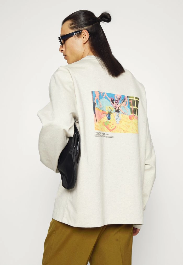 BLOOM NATIONAL CREW - Sweatshirt - grey mix Holzweiler BLOOM NATIONAL CREW - Sweatshirt - Grey Mix -Holzweiler shop 66f42ed5e5874e24a913106fcc657921