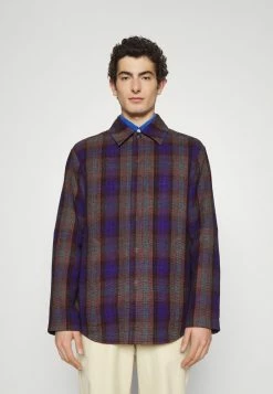 Holzweiler SIMOL OVERSHIRT - Summer Jacket - Blue Check