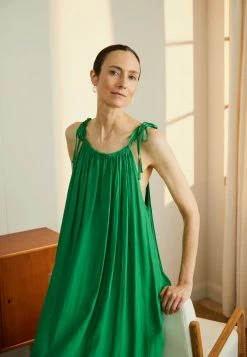 Holzweiler LENA DRESS - Maxi Dress - Green -Holzweiler shop 6b99c322bbbd4d6697b416de119190a9