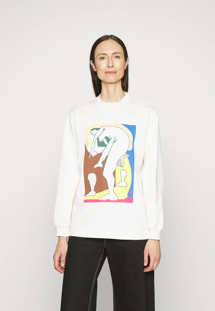 LURING MOVEMENT - Sweatshirt - ecru Holzweiler LURING MOVEMENT - Sweatshirt - Ecru -Holzweiler shop 7772bb2d53cf47df9da6f5f69f640e06