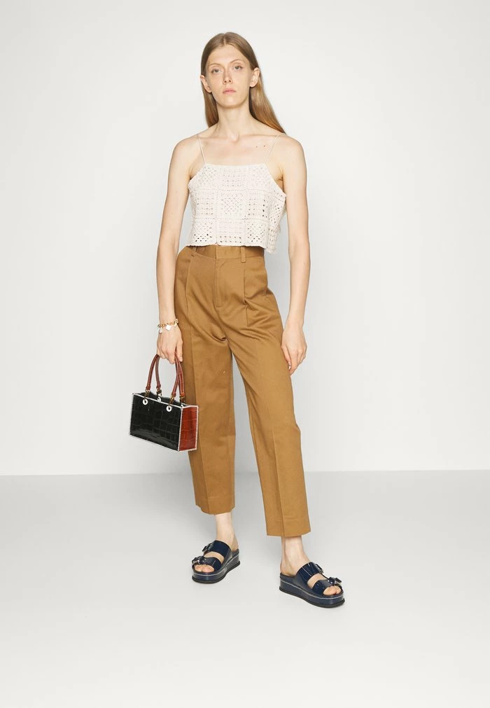 MAIA TROUSER - Trousers - camel Holzweiler MAIA TROUSER - Trousers - Camel -Holzweiler shop 77c1ca89187640d39c79a329df39554a