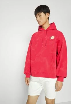 Holzweiler RIVERS LOGOS HOODIE - Hoodie - Red -Holzweiler shop 7bd34ed2e2a441a086e48055b8e5bd53