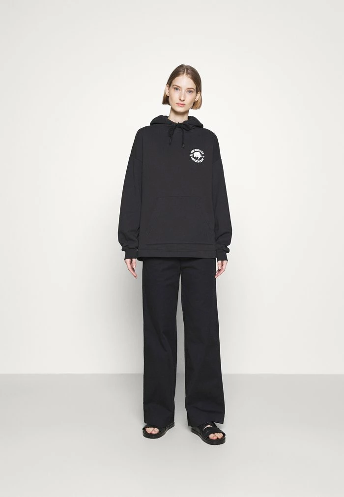 PLACE PRINT HOODIE - Sweatshirt - black Holzweiler PLACE PRINT HOODIE - Sweatshirt - Black -Holzweiler shop 7de285e710364dfb85ba07c1eb6f0404