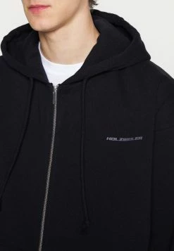 Holzweiler CEREMONY ZIP HOODIE - Zip-up Sweatshirt - Black -Holzweiler shop 7f45e8d6478b43f7b2a2807e12967896