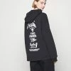 Holzweiler PLACE PRINT HOODIE - Sweatshirt - Black