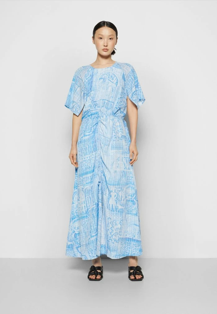 CARRY DRESS - Maxi dress - blue mix Holzweiler CARRY DRESS - Maxi Dress - Blue Mix -Holzweiler shop 83161f97f2554df29b18f874aad5fcb5