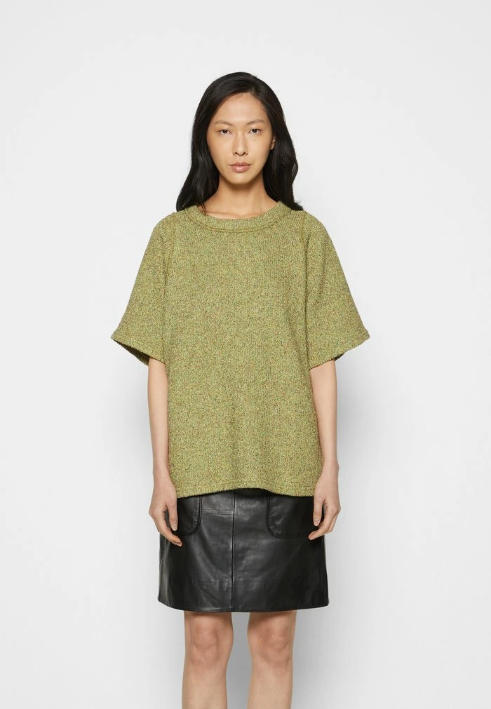 FIELD TEE - Basic T-shirt - green mix Holzweiler FIELD TEE - Basic T-shirt - Green Mix -Holzweiler shop 89f73a30f6dd4997bd72207bc2bf07c6