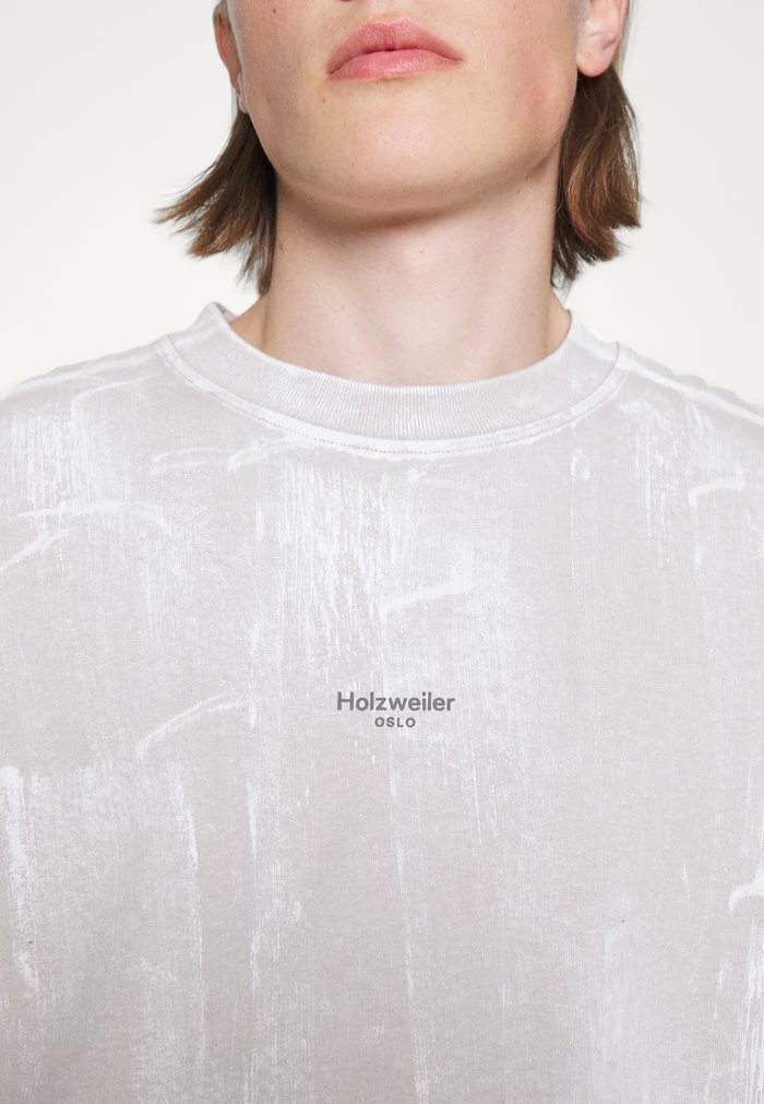 WINGS PAINT TEE - Print T-shirt - grey Holzweiler WINGS PAINT TEE - Print T-shirt - Grey -Holzweiler shop 92881cee75784ce79b4eb21f2d09bf6f