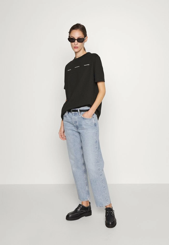 Print T-shirt - black Holzweiler Print T-shirt - Black -Holzweiler shop 92d26dc1b08642d7a53fb23b743ede34