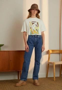 Holzweiler TROUSER - Straight Leg Jeans - Blue