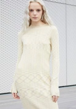 Holzweiler HADELAND DRESS - Jumper Dress - Yellow Mix -Holzweiler shop 960e81d6031746dd8006a0d71f9b1ab1