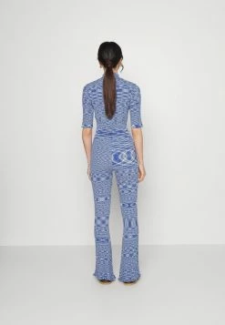 Holzweiler DAHLIA TROUSER - Trousers - Blue -Holzweiler shop 97e9b76c56234877a0952158f2194947