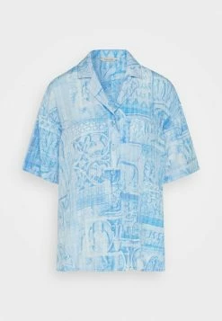 Holzweiler EDGAR SHIRT - Button-down Blouse - Blue Mix -Holzweiler shop 989164a1829d451cb5b36665f4417ec7